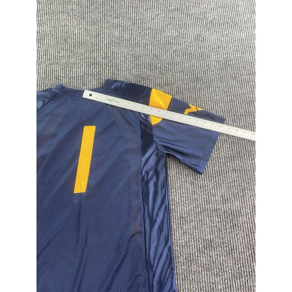 West Virginia Mountaineers Jersey Boy Youth Extra Large Blue Nike Y2K Team Issue - Picture 15 of 16